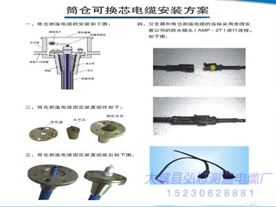 筒倉(cāng)測(cè)溫電纜安裝